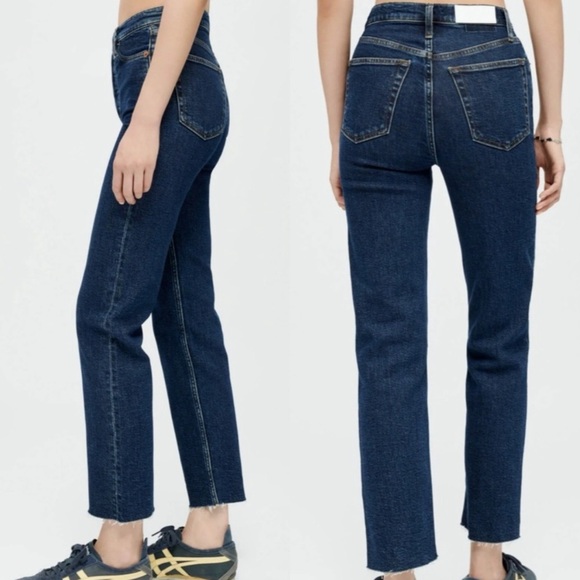 Redone 70s Stove Pipe Jeans in Dark Rinse Size 29 - Picture 4 of 16